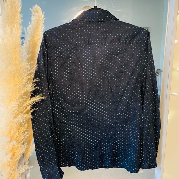 Custom-made navy blue shirt - Picture 2 of 2